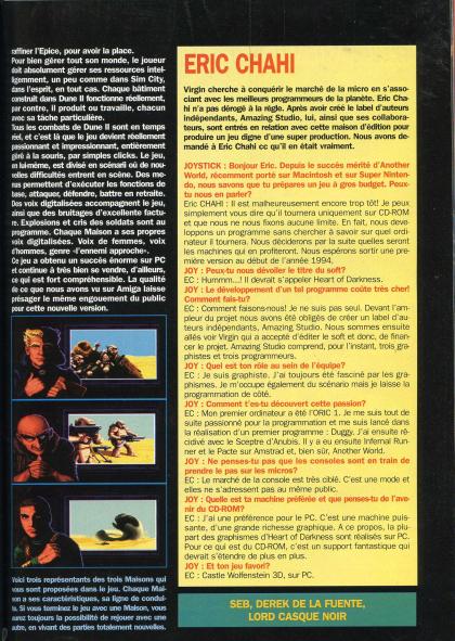 Dune II : Battle for Arrakis Preview Amiga
