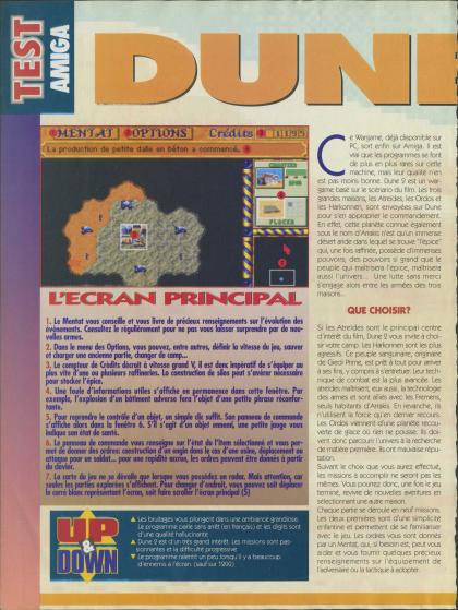 Dune II : Battle for Arrakis Test Amiga