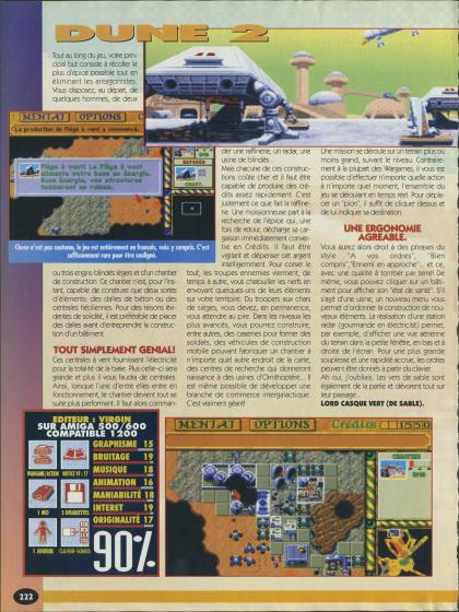 Dune II : Battle for Arrakis Test Amiga