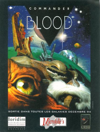 Commander Blood Publicité