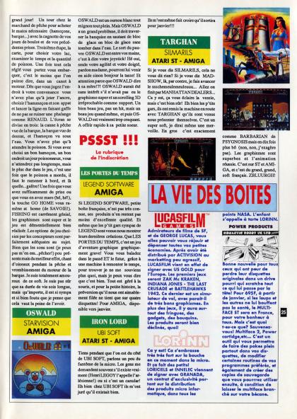 Portes du Temps, Les News