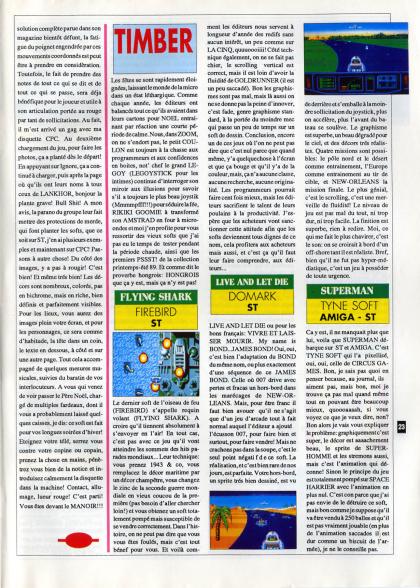 Manoir de Mortevielle, Le Test Amstrad CPC