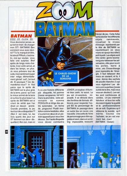Batman The Caped Crusader Test Atari ST