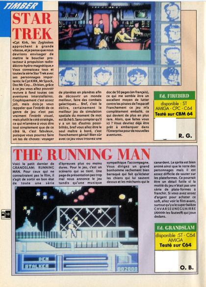 Running Man Test Commodore 64