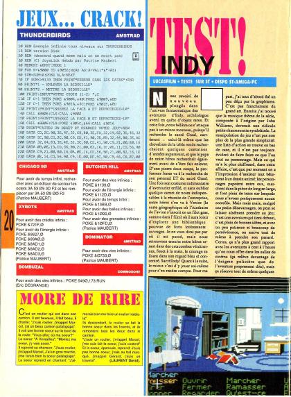 Indiana Jones and the Last Crusade : The Graphic Adventure Test Atari ST