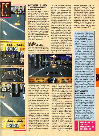 Batman The Movie Test Amiga
