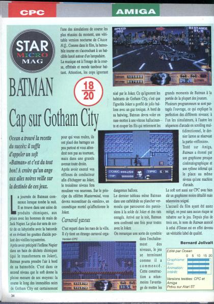 Batman The Movie Test Amiga
