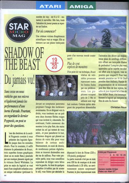 Shadow Of The Beast Test Amiga
