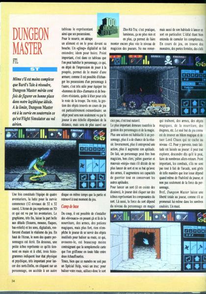 Dungeon Master Test Atari ST