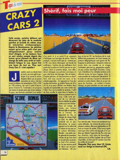 Crazy Cars II Test