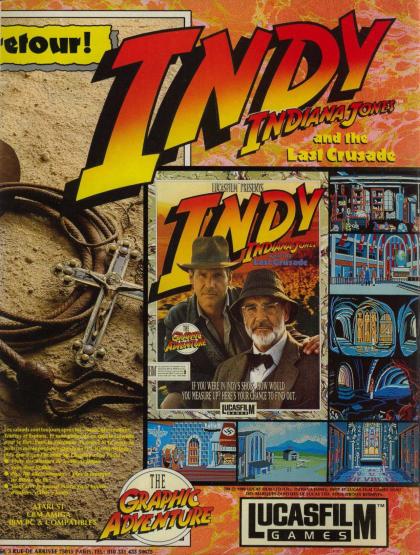 Indiana Jones and the Last Crusade : The Graphic Adventure Publicité