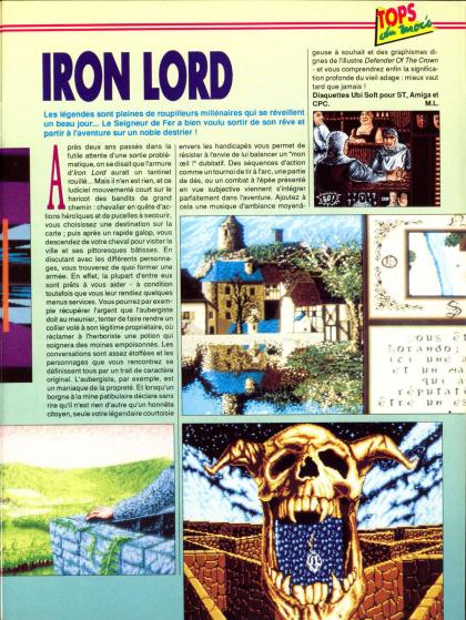 Iron Lord Test Atari ST