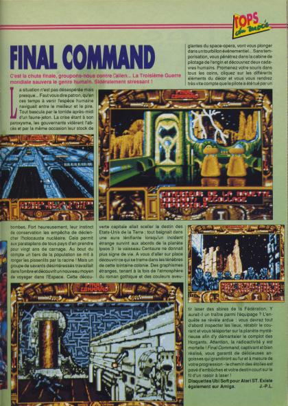 Final Command Test Atari ST