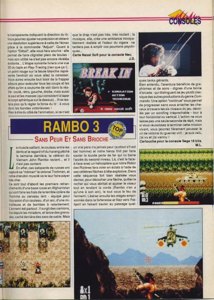 Rambo III Test Megadrive