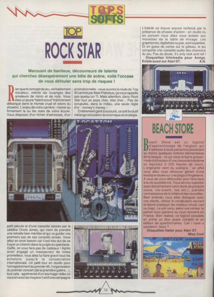 Rock Star Test Amiga