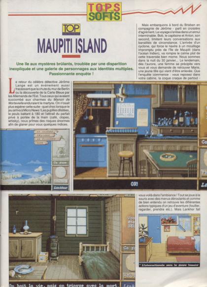 Maupiti Island Test Atari ST