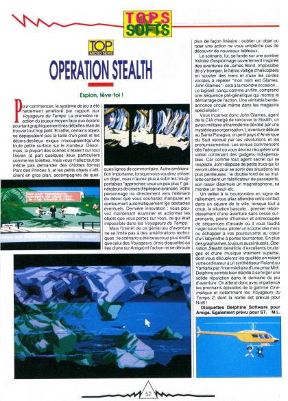 Operation Stealth Test Amiga