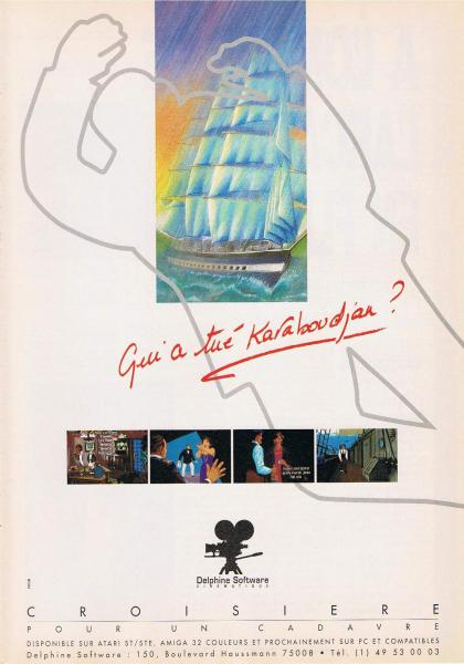 Croisière Pour Un Cadavre Publicité