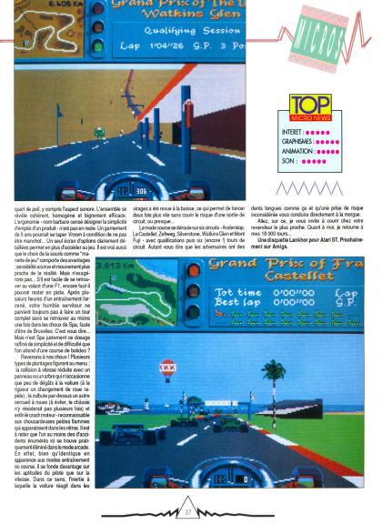 Vroom Test Atari ST