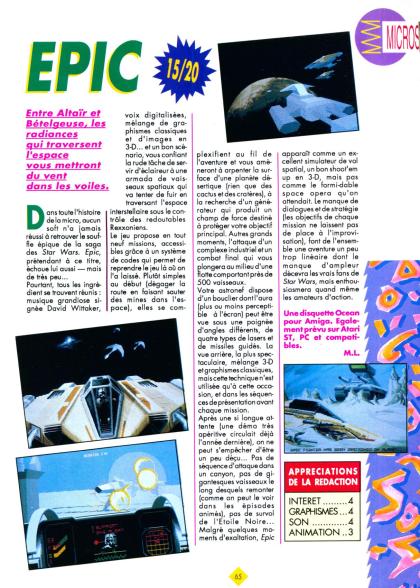 Epic Test Amiga