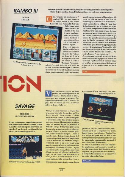 Rambo III Test Amstrad CPC