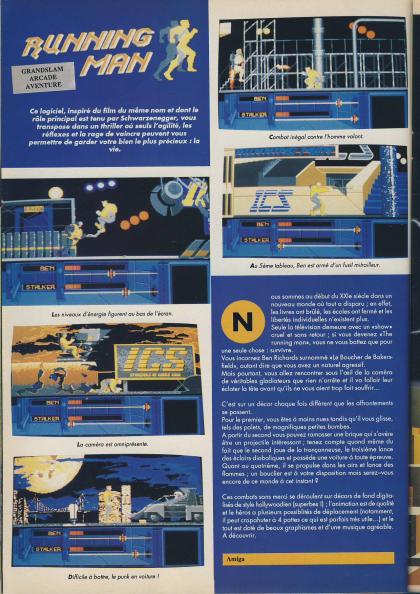 Running Man Test Amiga