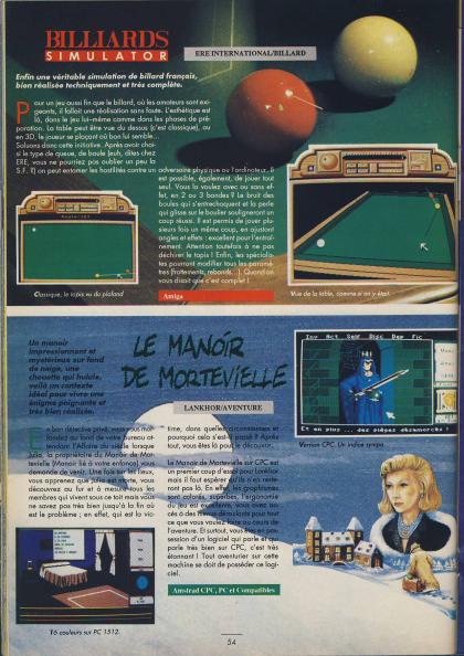 Manoir de Mortevielle, Le Test PC