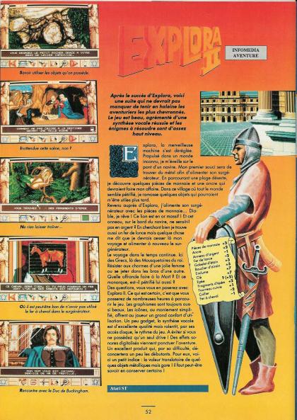Explora II Test Atari ST