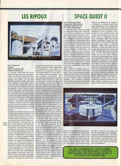 Ripoux Test Atari ST