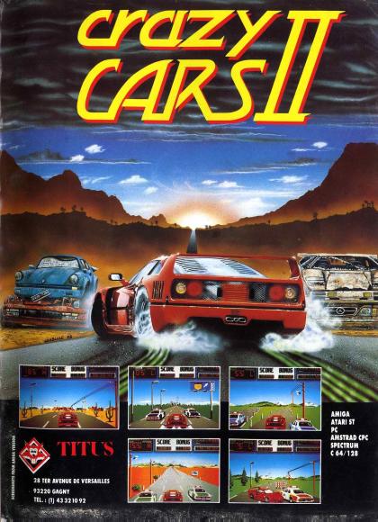 Crazy Cars II Publicité
