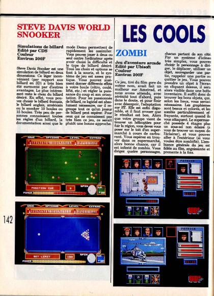 Zombi Test Atari ST