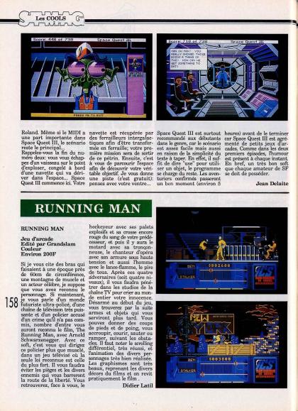 Running Man Test Atari ST