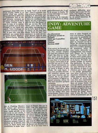 Indiana Jones and the Last Crusade : The Graphic Adventure Test Atari ST
