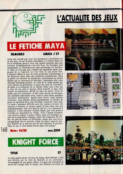Knight Force Test Atari ST