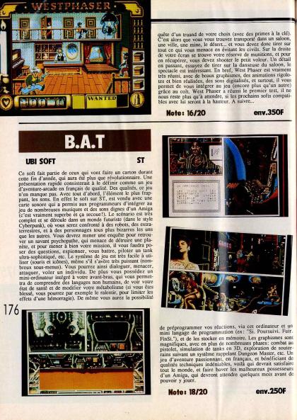 B.A.T. Test Atari ST