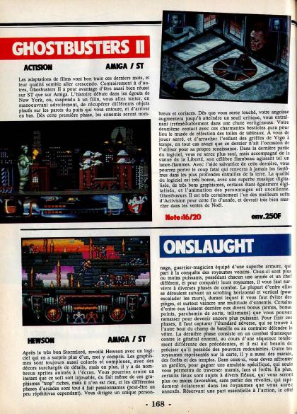 Ghostbusters II Test Atari ST