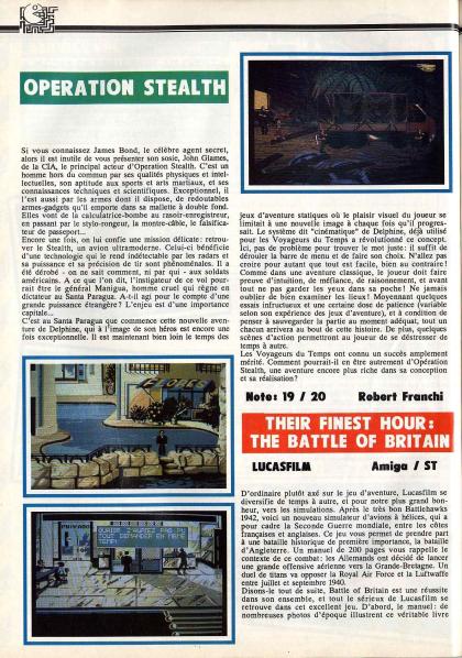 Operation Stealth Test Atari ST