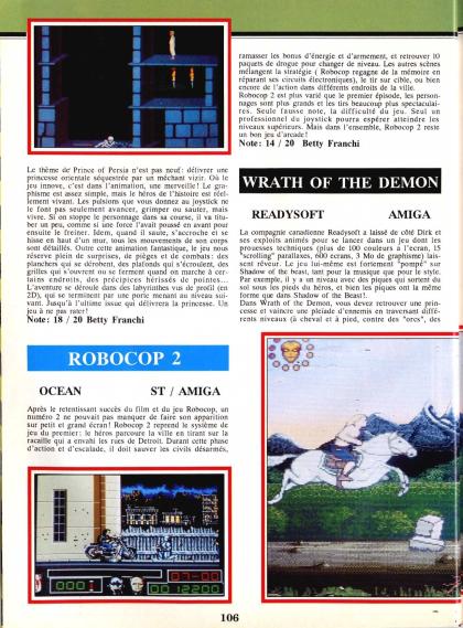 Robocop 2 Test Amiga