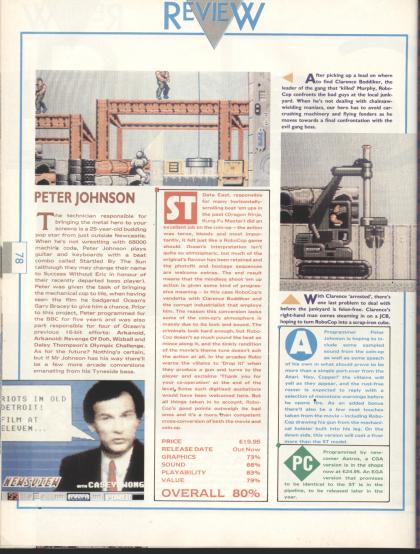 Robocop Test Atari ST