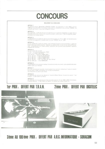 Meurtre à Grande Vitesse Publicité x2 Oric-1