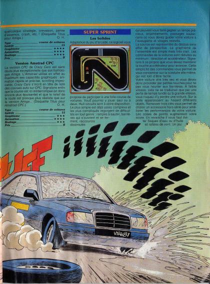 Crazy Cars Test Amstrad CPC