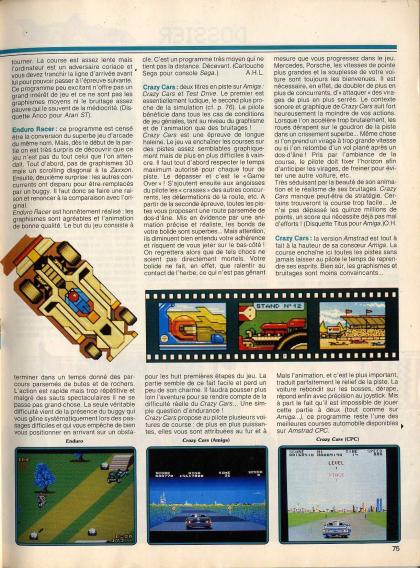 Crazy Cars Dossier Amiga
