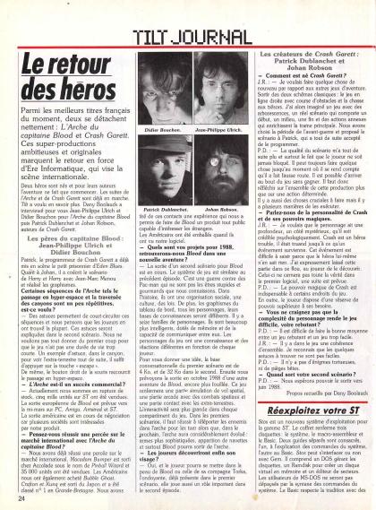 Captain Blood Reportage