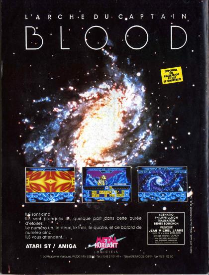 Captain Blood Publicité