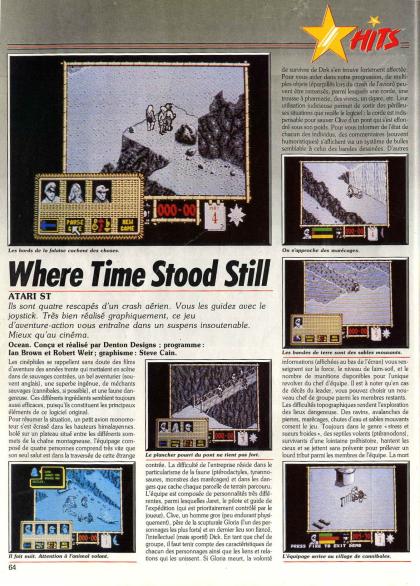 Where Time Stood Still Test Atari ST