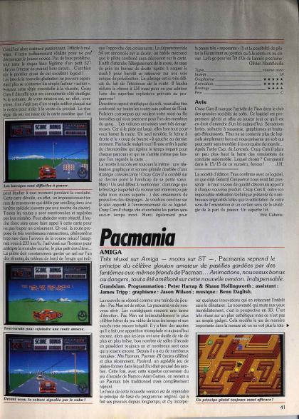 Crazy Cars II Test Amiga