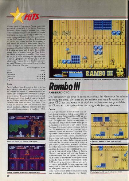 Rambo III Test Amstrad CPC