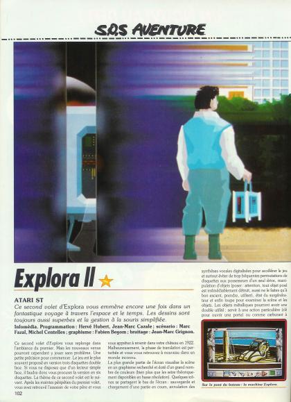 Explora II Test Atari ST