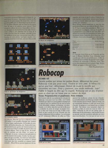 Robocop Test Atari ST