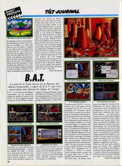 B.A.T. Preview